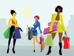 shopping-girls-cartoon